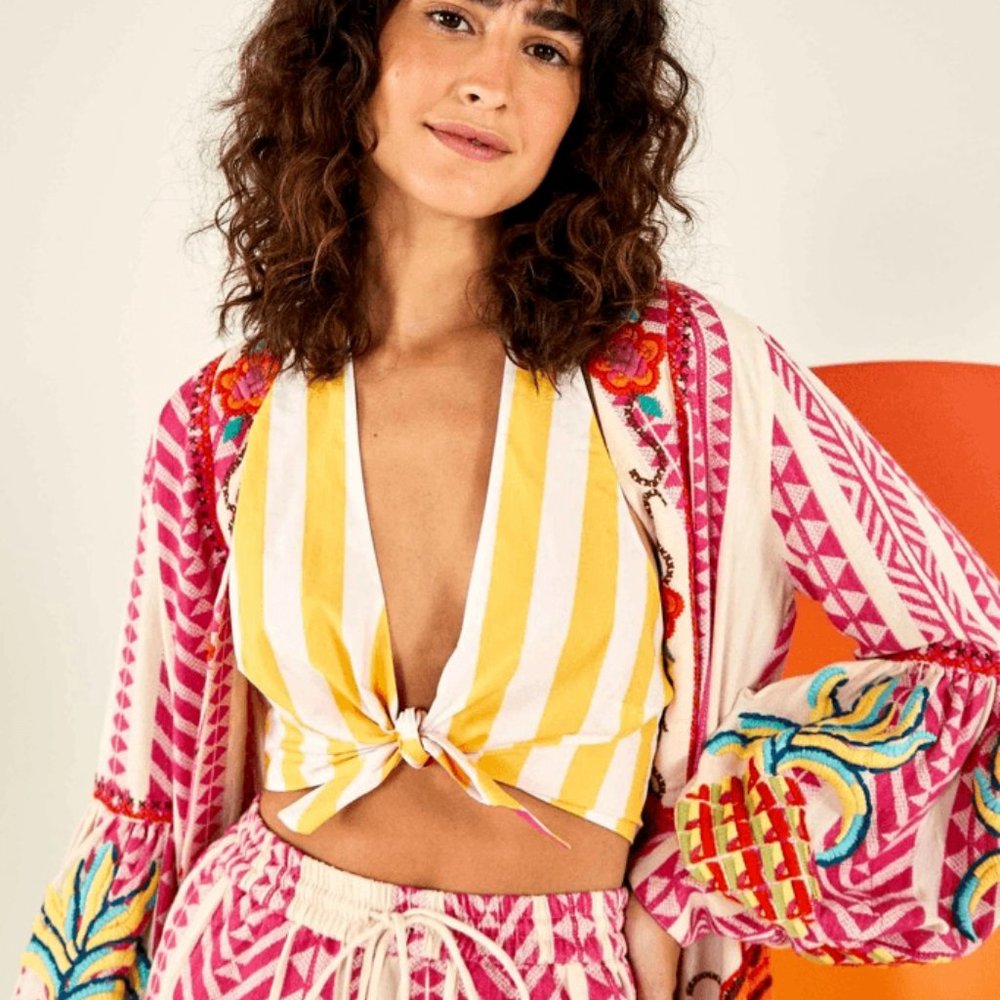 Farm Rio NWOT Reversible Halter Top